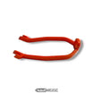 Supporto parafango Xiaomi M365/Pro/1S (staffa) | Rosso/Arancione | Protezione dalle vibrazioni e protezione dei cavi | Viti incluse