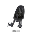Seggiolino anteriore per bicicletta Qibbel Air nero | Montaggio sul manubrio | 9 mesi - 3 anni (15 kg) | Imbottitura in rete