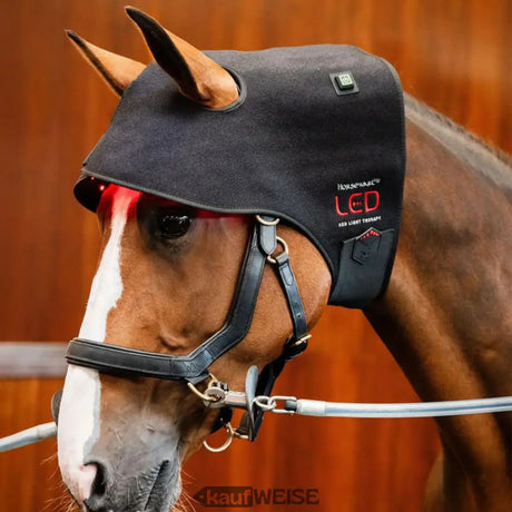 Horseware LED Poll Cap Paraschiena | Terapia a Luce Rossa e Infrarossi | Senza fili e a batteria