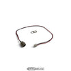 Presa di ricarica con cavo per hoverboard / monopattino elettrico | Cablaggio a 2 poli, presa rotonda a 3 pin | 44 cm | Incl. dado e anello