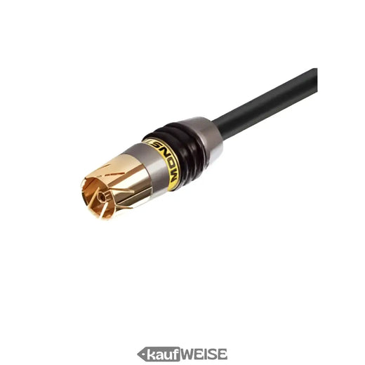 Cavo antenna Monster Video 2 | Coassiale da 1,5 m | Doppia schermatura | Contatti in oro 24k | HDTV