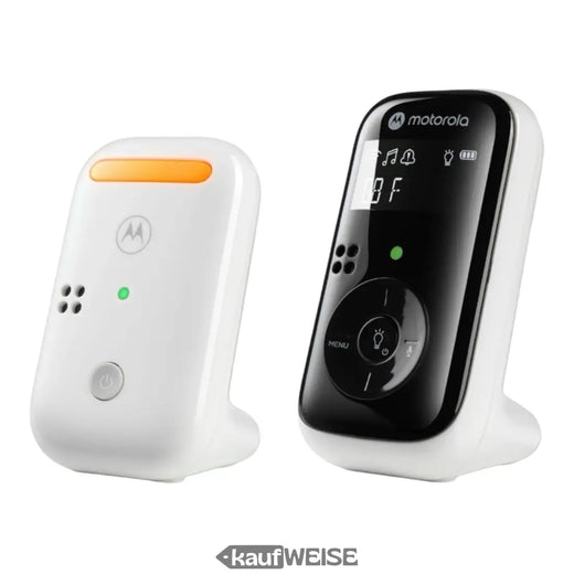 Baby monitor audio DECT Motorola PIP11 | Senza interferenze e a prova di rubinetto | Con funzione interfono e display della temperatura