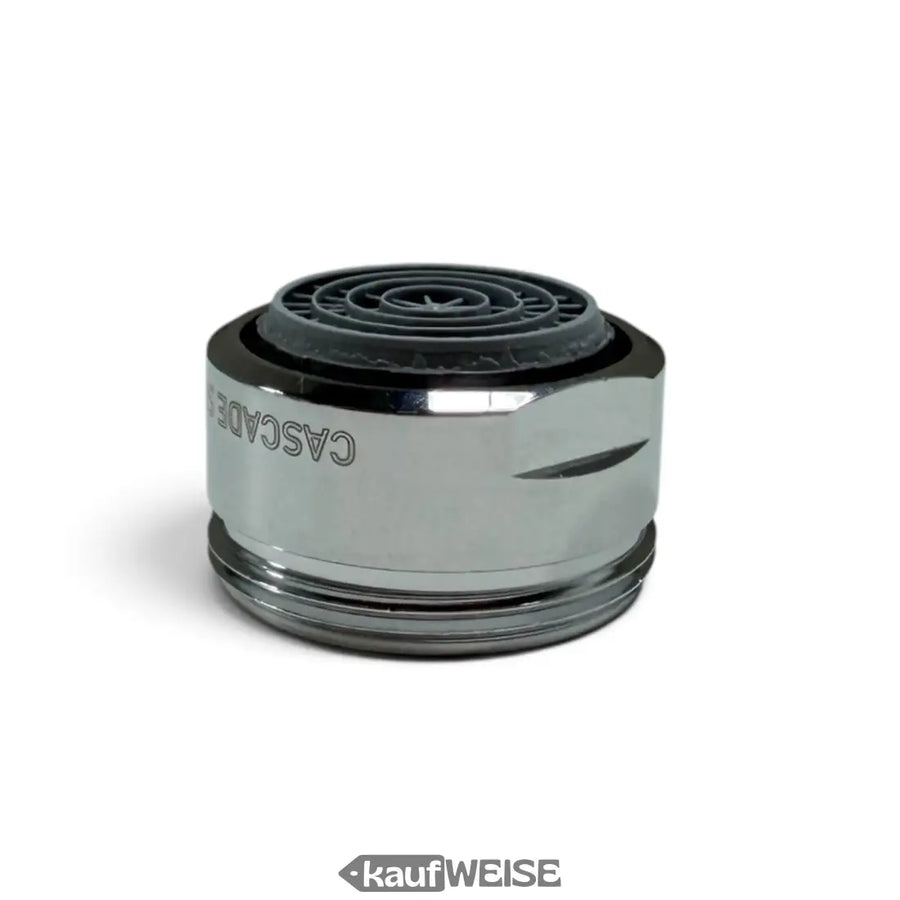 Neoperl cascade slc pca verchromter wasserhahn mit schwarzem gummifilter und antikalkfunktion m24x1