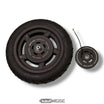 Ninebot Segway E25 & E45 Ruota Posteriore Completa | Incl. Freno Magnetico & Pneumatico 9" | Ricambio
