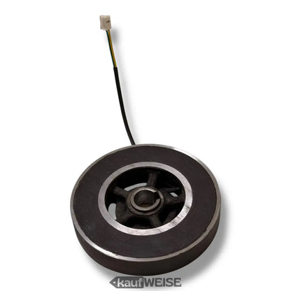 Schwarzer Motor mit Metallring, Zahnrad und Kabel für Ninebot Segway E25 E45 Hinterrad