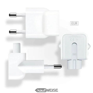Spina Euro originale Apple (testa d'anatra) – Attacco di alimentazione per MacBook e iPad | A1561