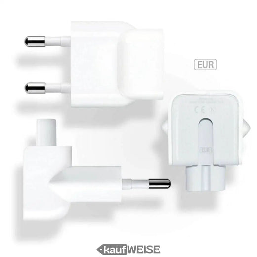 Spina Euro originale Apple (testa d'anatra) – Attacco di alimentazione per MacBook e iPad | A1561