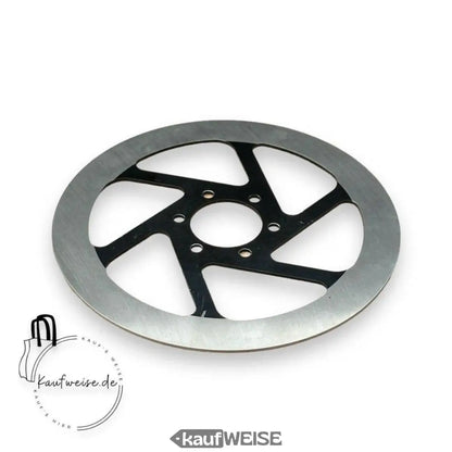 Silberne und schwarze Vanmoof Bremsscheibe 160mm für S3 und X3 Modelle