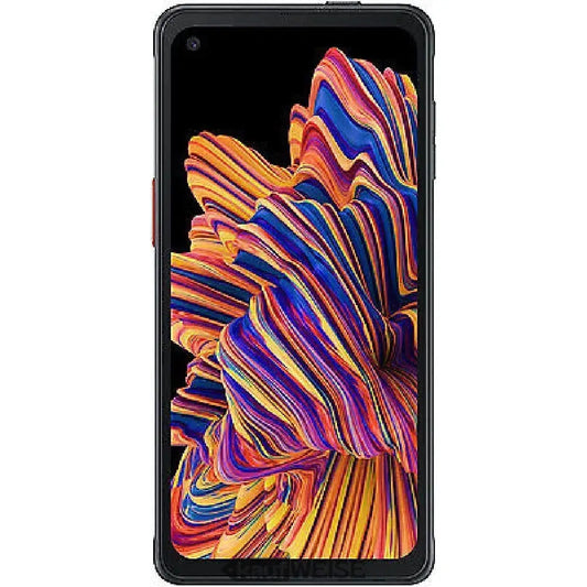 Samsung Galaxy XCover Pro 64GB mit farbenfrohem Abstract-Hintergrund