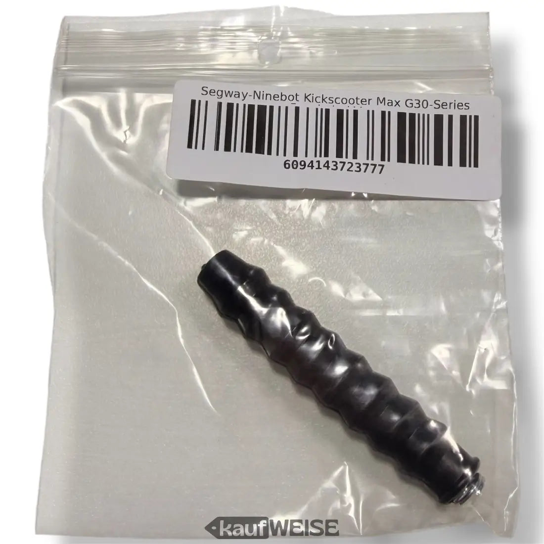 Schwarze texturierte Gummirohr-Abdeckung für Segway-Ninebot Max G30 Bremszug