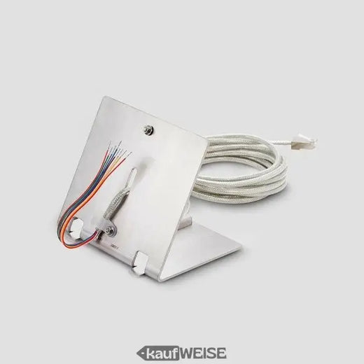 Supporto da tavolo Siedle Access AZTVP 870-0 E | Acciaio inossidabile spazzolato | Per pannello video AVP 870 | incl. cavo