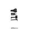 Kit sella per Xiaomi M365, Pro 2, Essential e Mi 3 | Reggisella ammortizzato | Nero