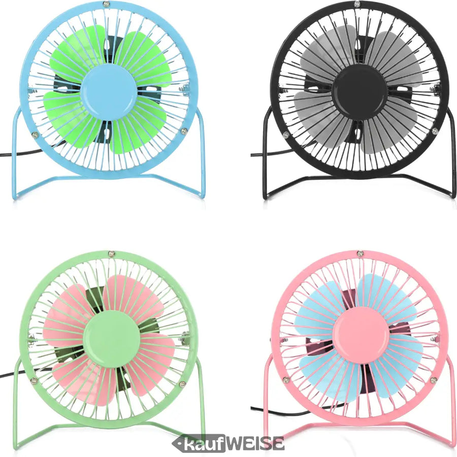 Bunte Tischventilatoren Mini USB Ventilator 15cm für Computer und Notebook