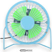 Tedi Mini Ventilatore USB (15 cm) | Ventilatore da tavolo in metallo silenzioso, inclinabile a 360° | Ideale per scrivania e ufficio