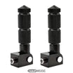 Pedane pieghevoli in alluminio (coppia) | Universale per la registrazione da 8 mm | Pedane passeggero per e-bike