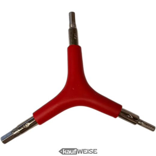 Chiave a brugola a Y Urban Armor (4/5/6 mm) | Rossa | Strumento esagonale a 3 vie