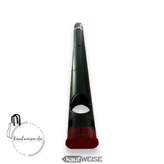 Black and red Wine-Aerator neben VanMoof S3 Smart Cartridge für E-Bike Ortung