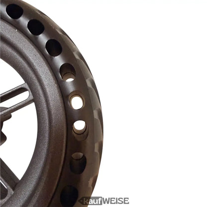 Dunkelgraues Gussrad mit Wabenlöchern, Xiaomi E-Scooter Hinterrad 8,5 Zoll